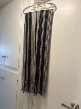 Missoni striped scarf with metallic threads - roughly 14x78